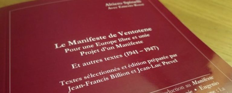Réédition : Altiero Spinelli pour une Europe libre et fédérale, par Sylvain Boulouque