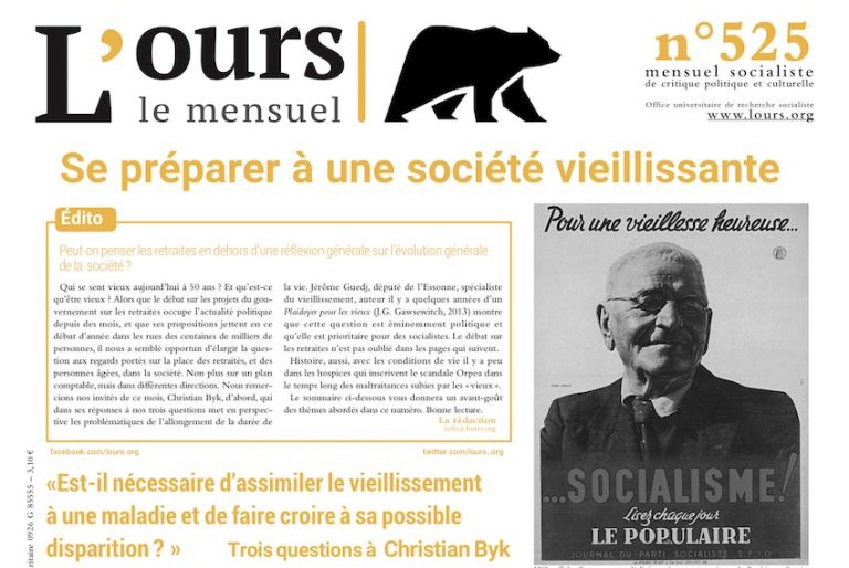« Est-il nécessaire d’assimiler le vieillissement à une maladie et de faire croire à sa possible disparition ?» Trois questions à Christian Byk