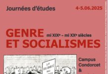 Journées d’études : « Genre et socialismes – mi XIXe-mi XXe siècle », 4 et 5 juin 2025